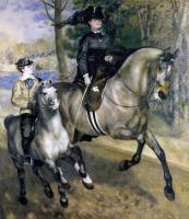 Renoir, Pierre Auguste - Riding in the Bois de Boulogne